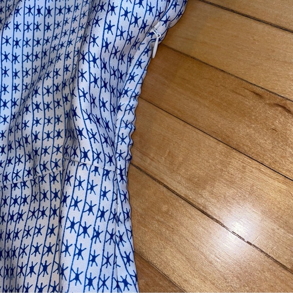 Madewell Poppy Dress in Ionian Tile Tie Sleeve Retro Coquette Tomato Girl - Picture 8 of 16